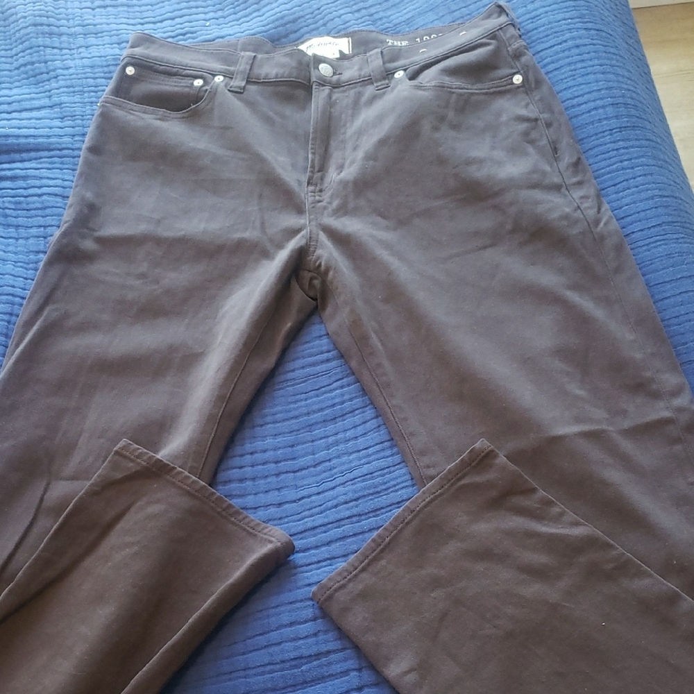 Madewell Men's Straight Jeans - Deep Brown - Picture 9 of 9